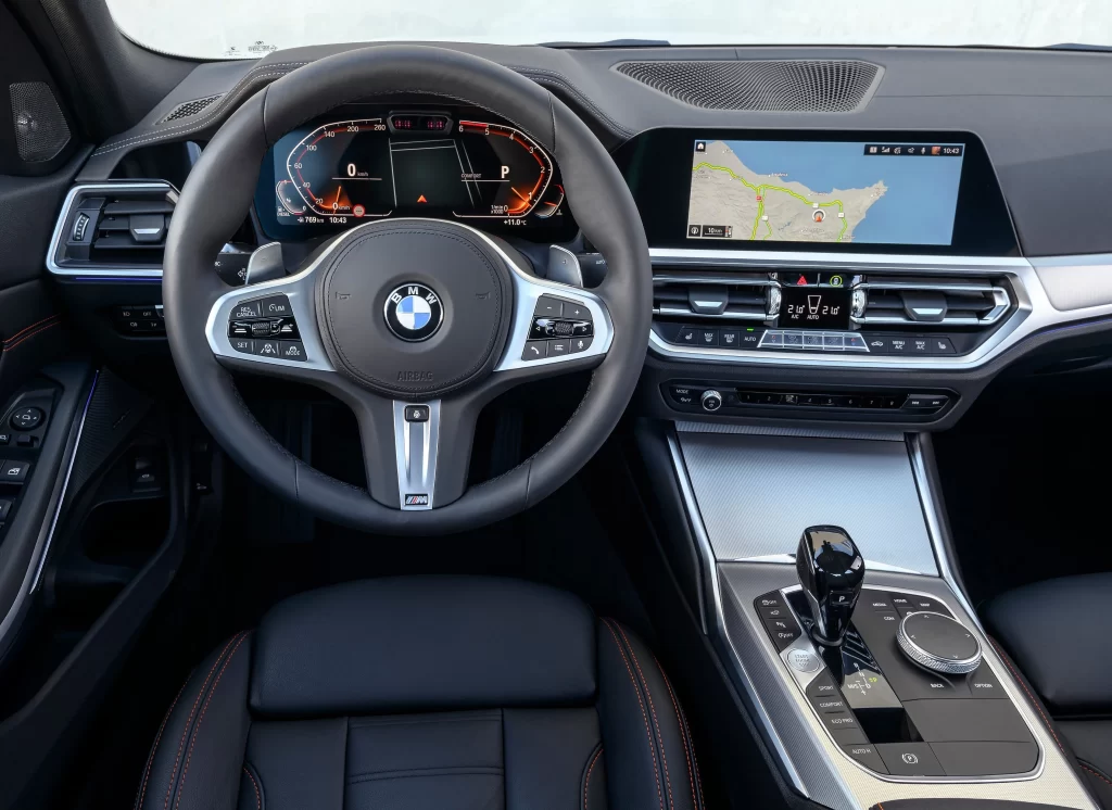 BMW Interior Front View Black Photography