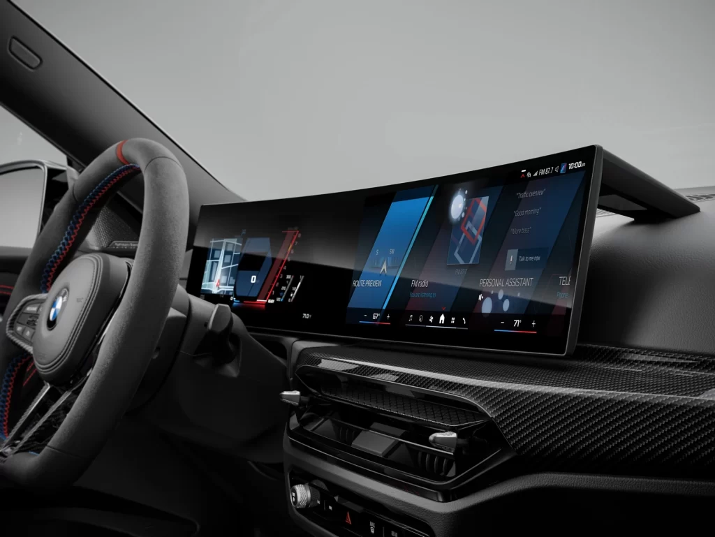 BMW M2 Black Studio Interior Dashboard View