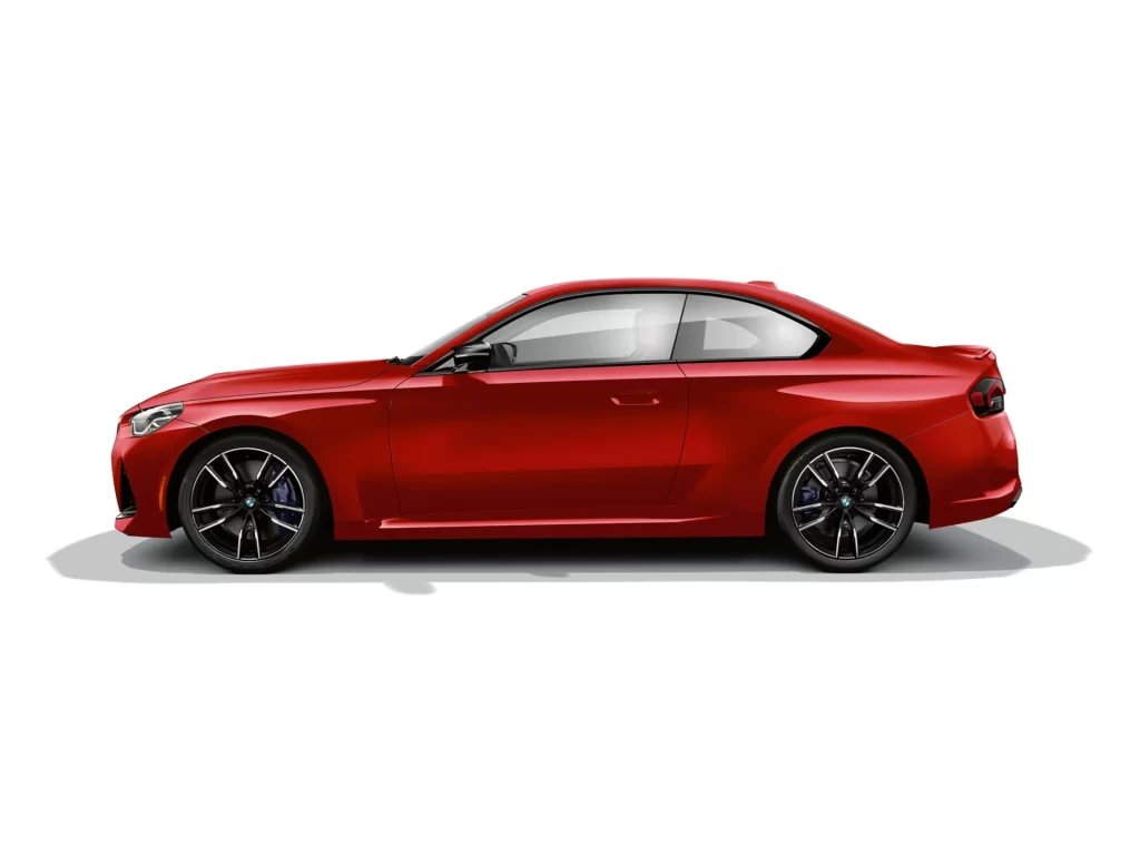 BMW M2 Red Side View