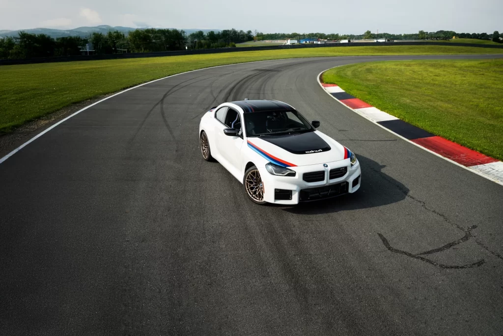 BMW M2 White Profile View