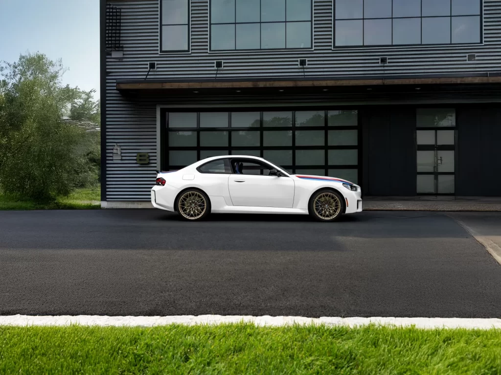 BMW M2 White Side View