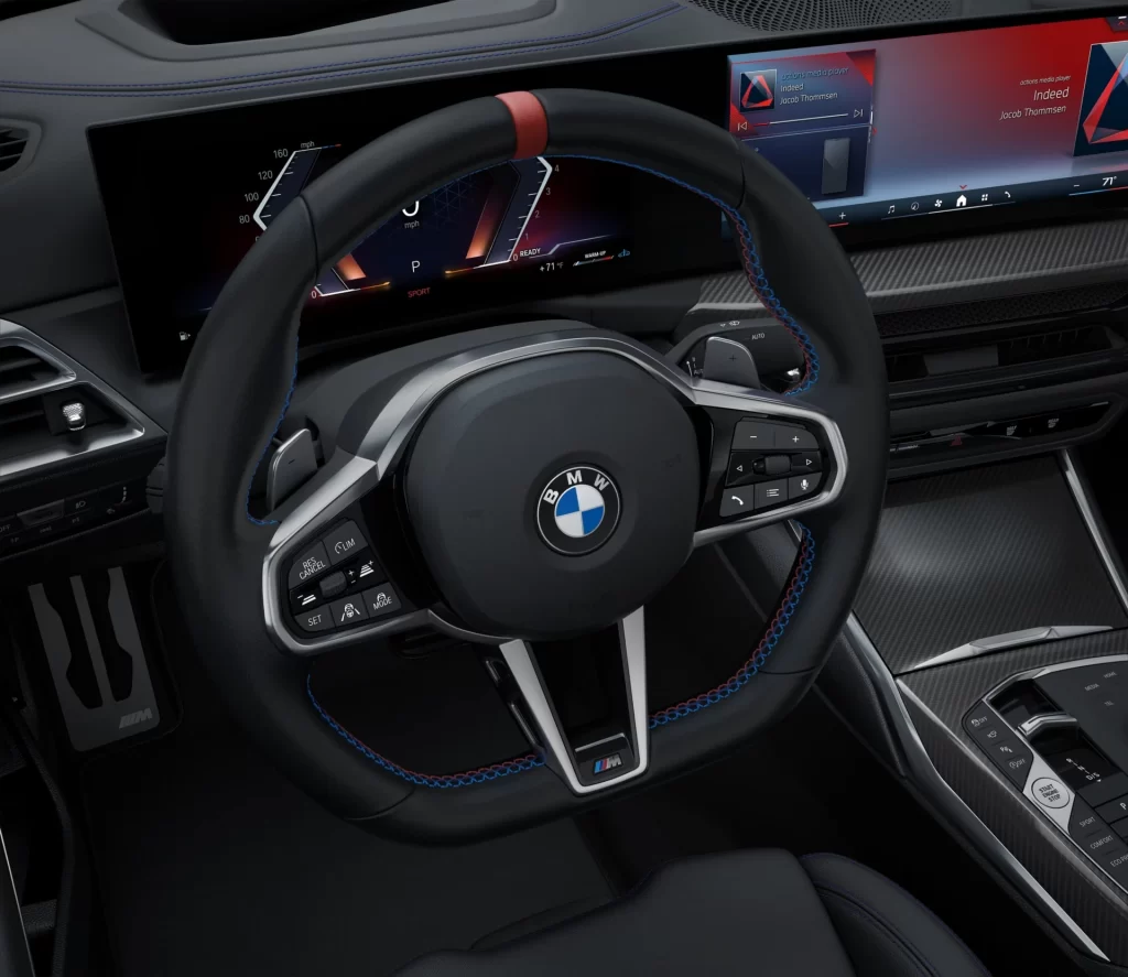 BMW M3 Black Cabin View
