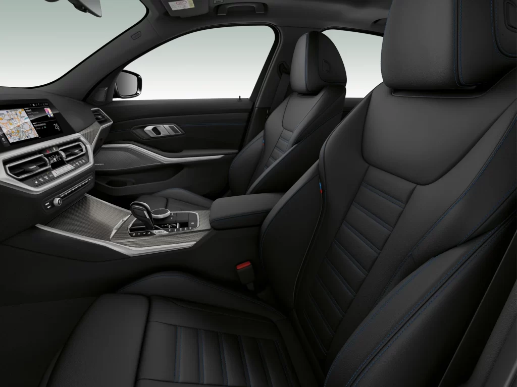 BMW M3 Black Interior View