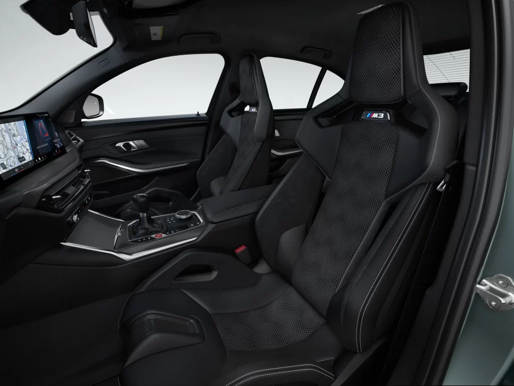 BMW M3 Black Outdoor Cabin View