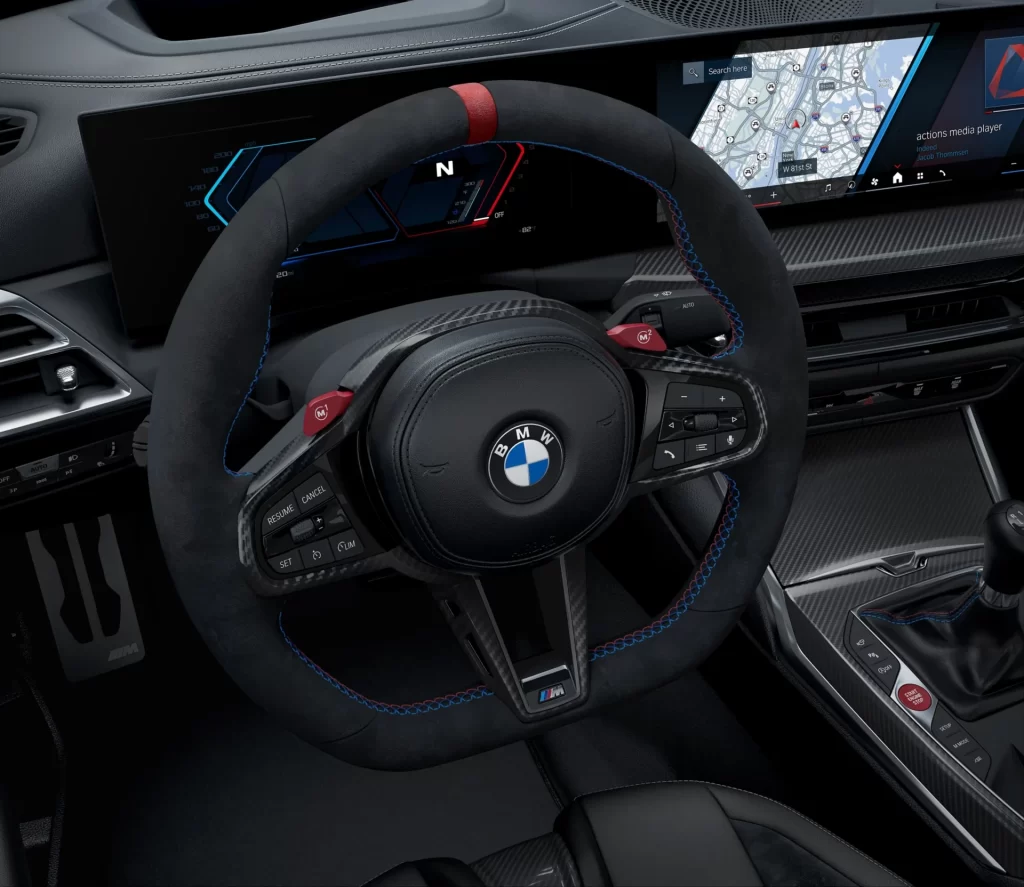BMW M3 Black Track Interior View