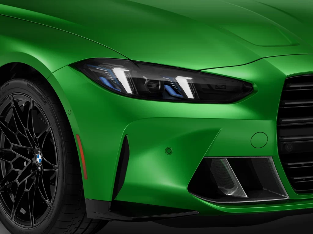 BMW M3 Green Close Up Detail