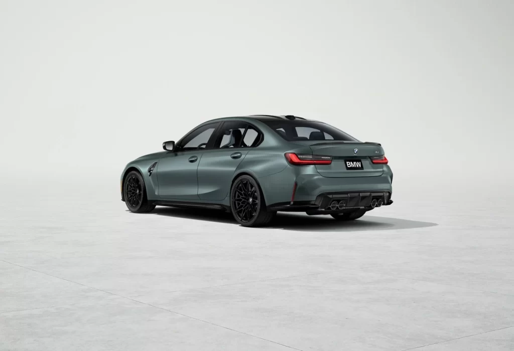 BMW M3 Green Track Side View