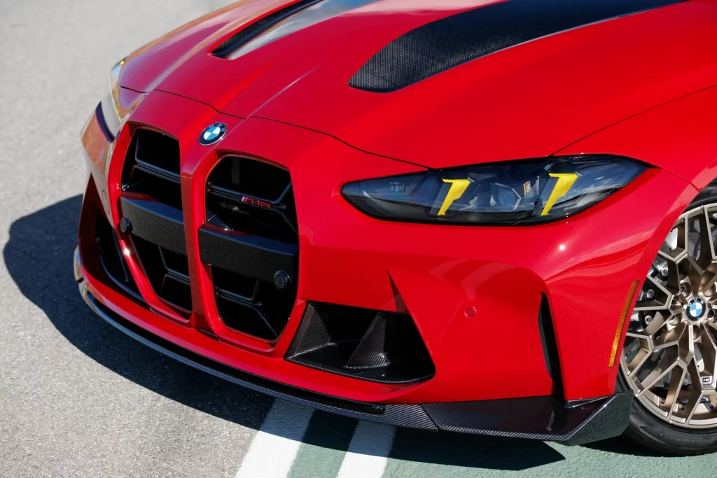 BMW M3 Red Head On View