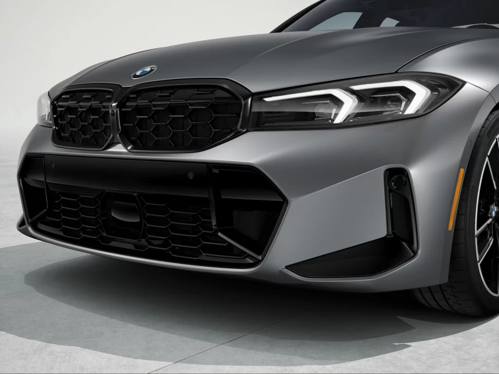 BMW M3 Silver Front View
