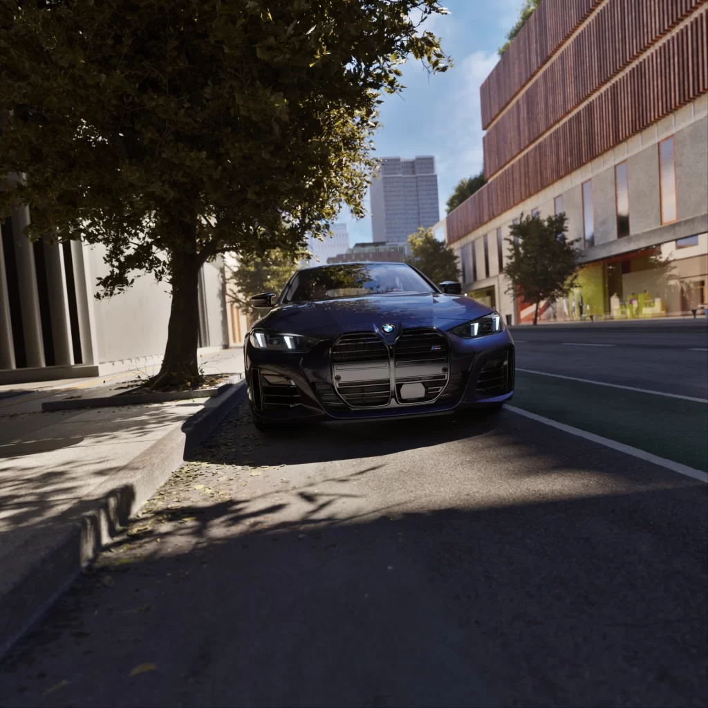 BMW M440i Black Head On View
