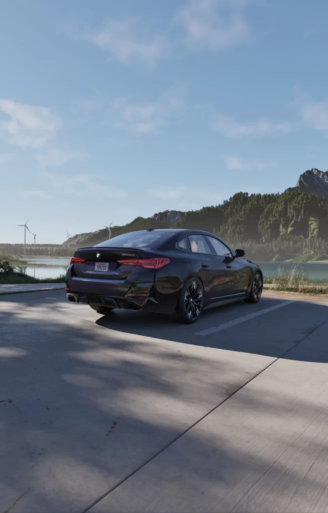 BMW M440i Black Side Profile Shot
