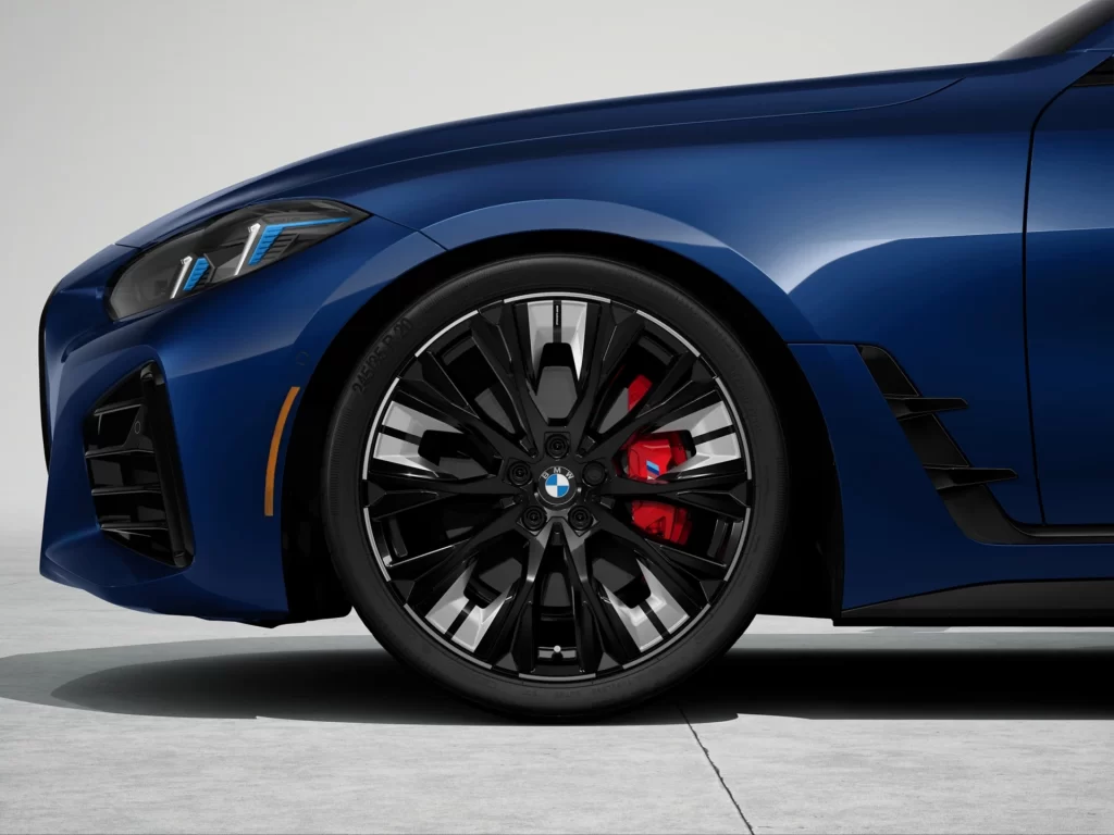 BMW M440i Blue Profile View