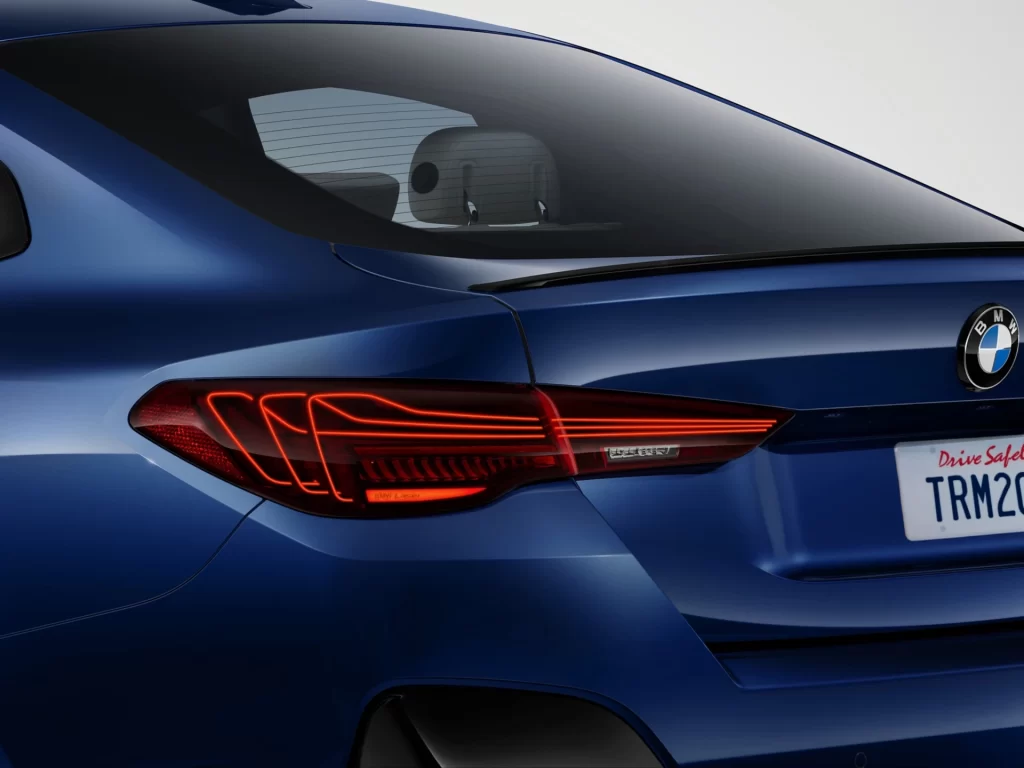 BMW M440i Blue Side View