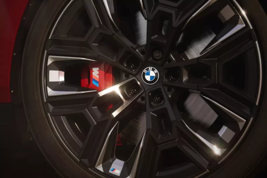 BMW M4 Black Wheel Detail