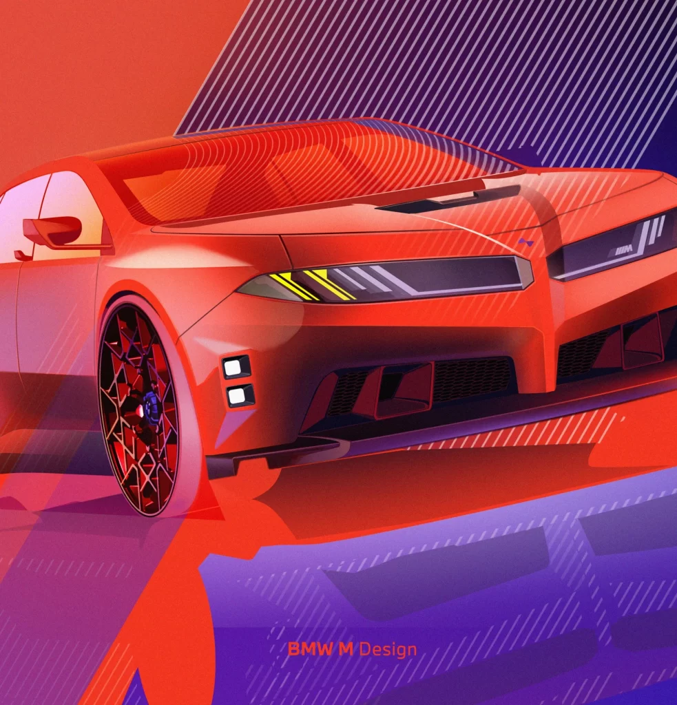 BMW M4 Red Head On View