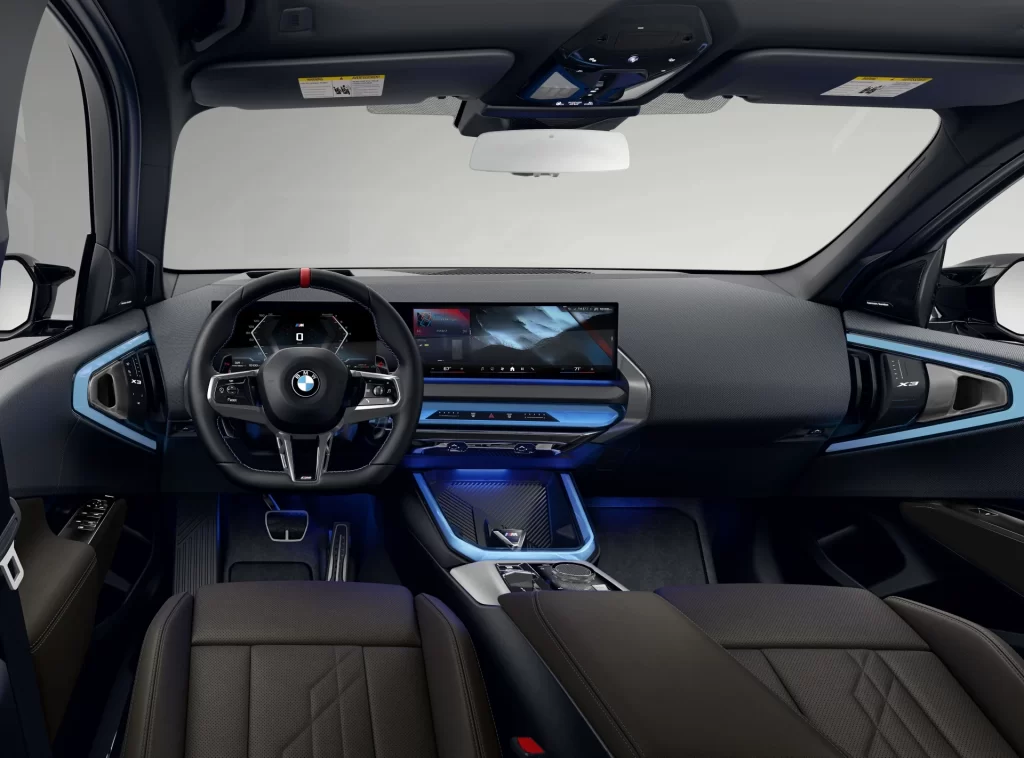 BMW M5 Black Interior View