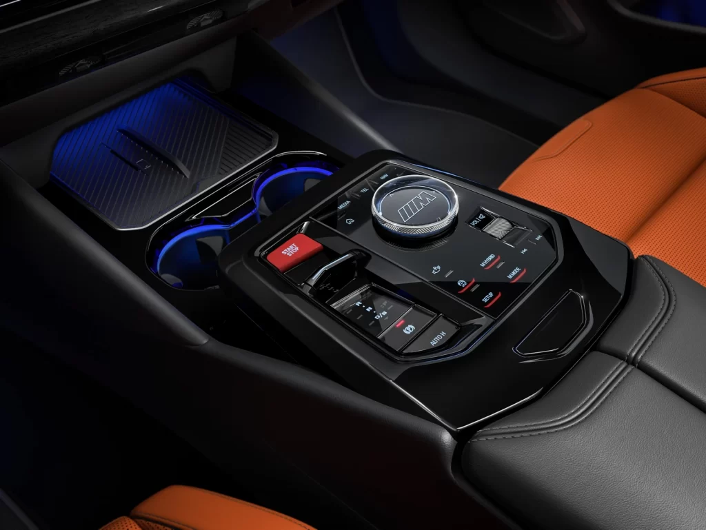 BMW M5 Black Studio Interior View