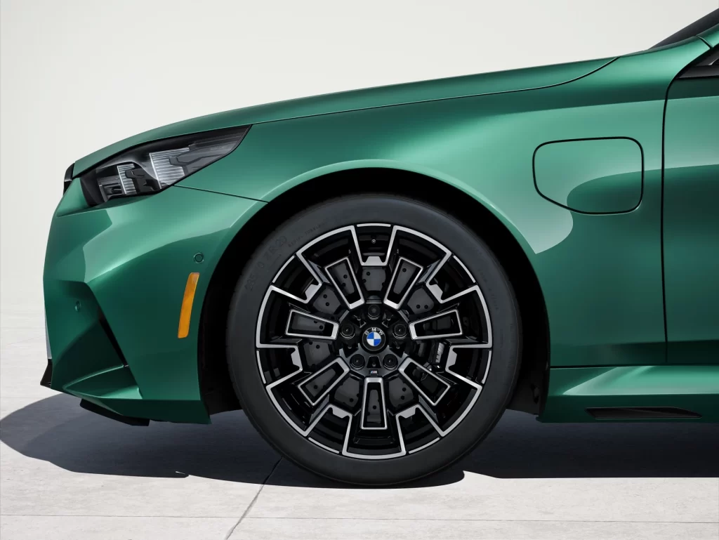BMW M5 Green Hero Profile View