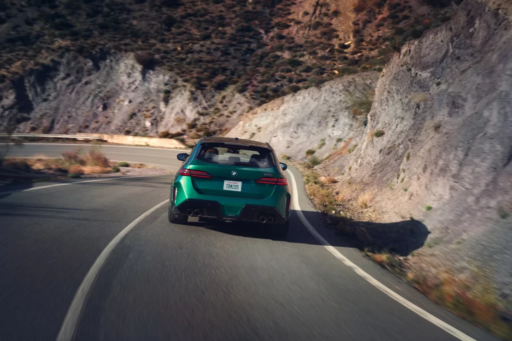 BMW M5 Green Nature Rear View