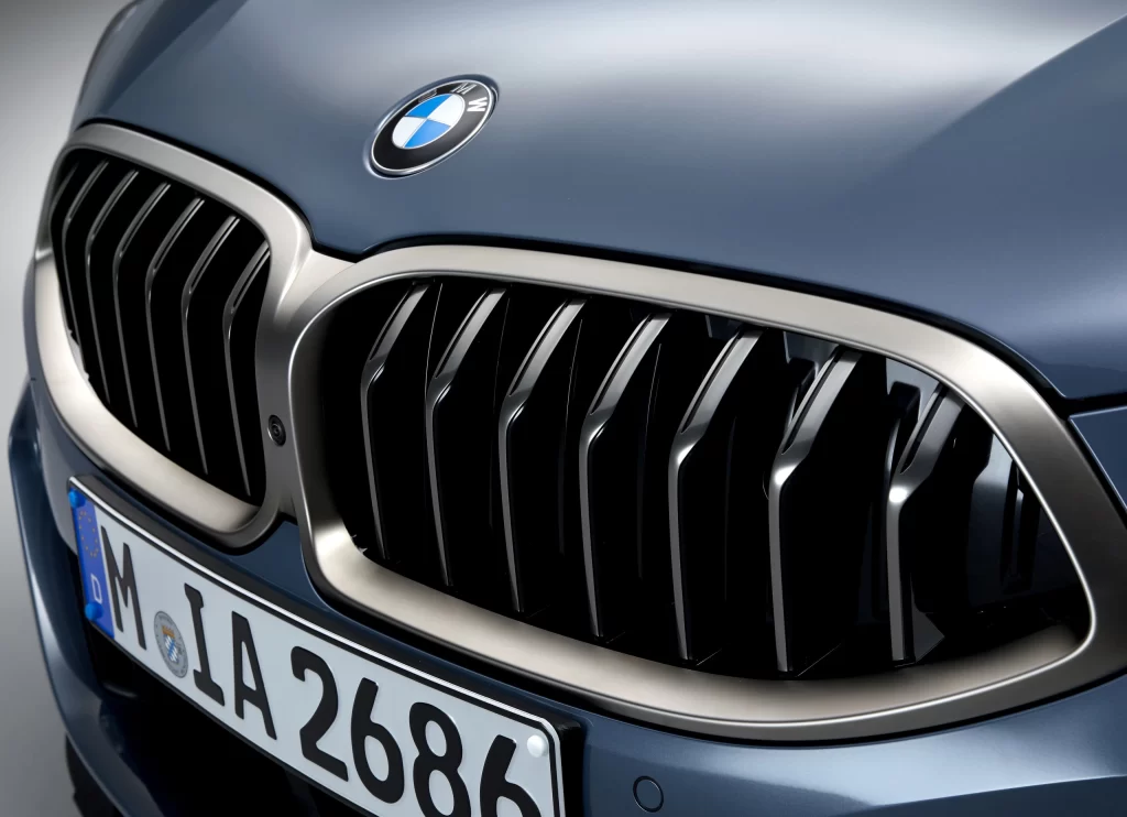 BMW SUV Front Grille Roundel Detail