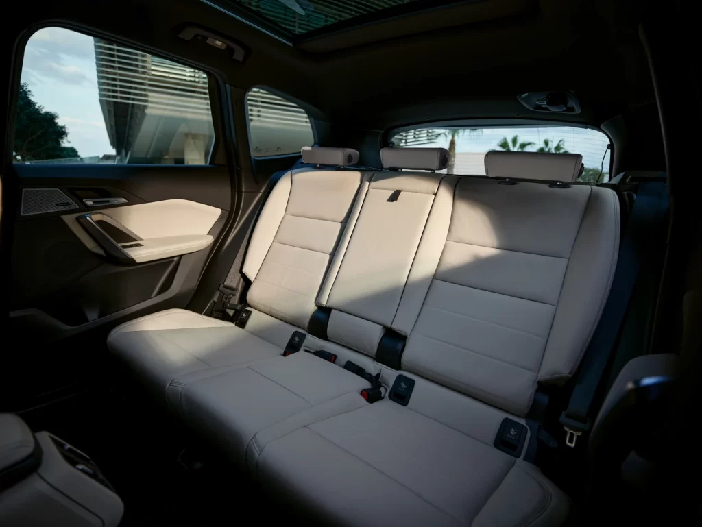 BMW X1 Beige Studio Interior Dashboard View