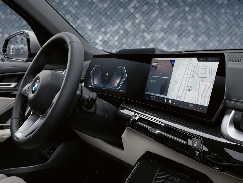 BMW X1 Black Cockpit View