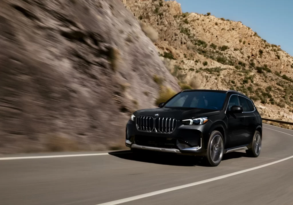 BMW X1 Black Head On View