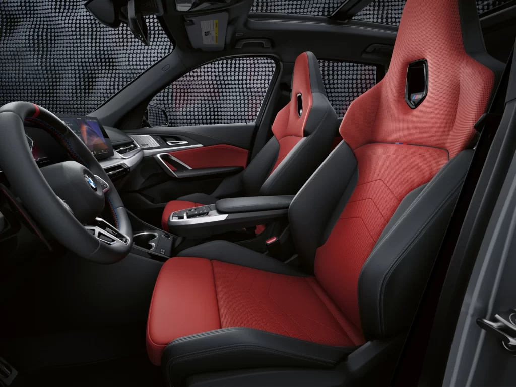 BMW X1 Black Interior Detail View
