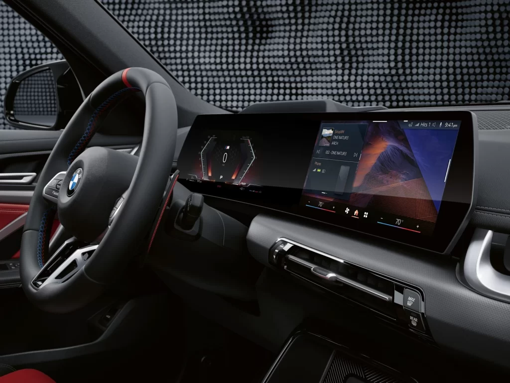 BMW X1 Black Outdoor Interior View