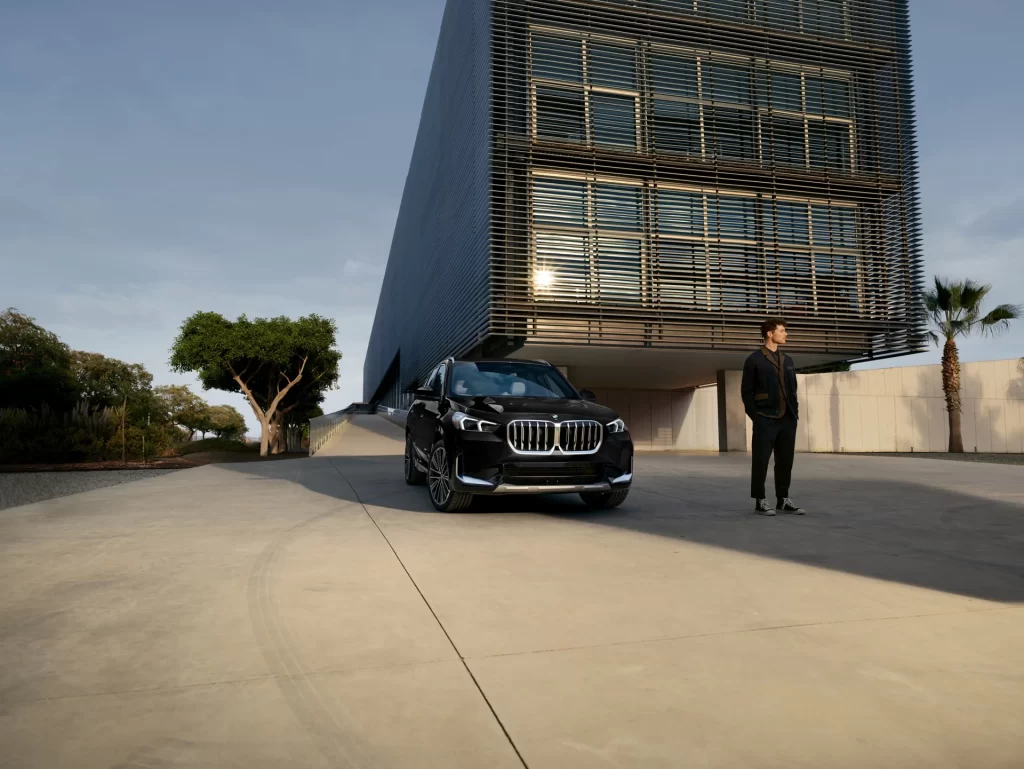 BMW X1 Black Profile View