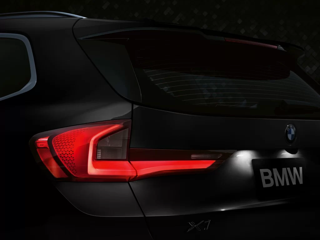 BMW X1 Black Rear View