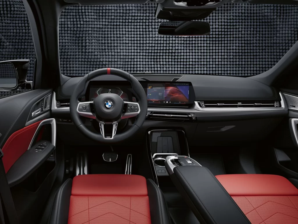 BMW X1 Black Track Cabin View Studio