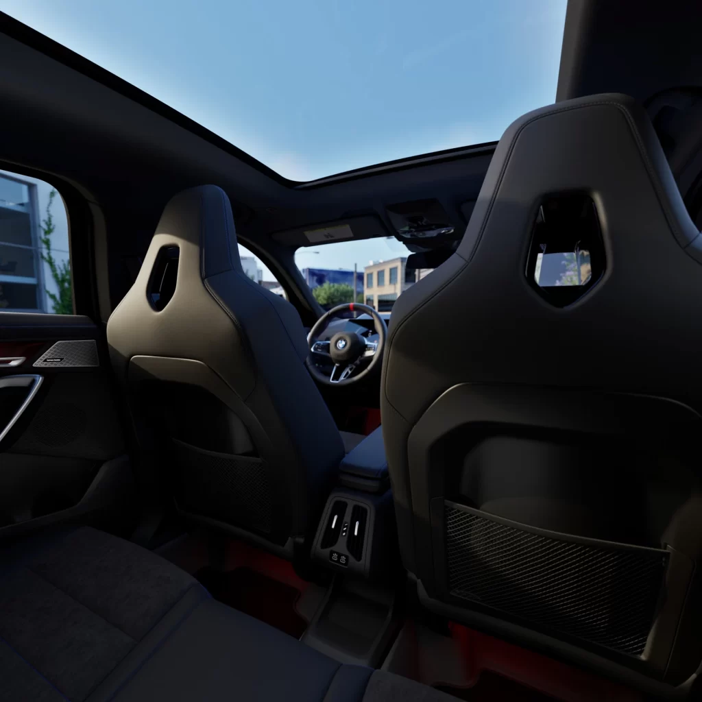 BMW X2 Black Interior View