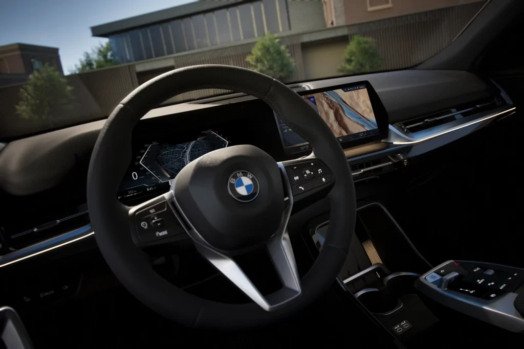 BMW X2 Black Track Interior Detail View