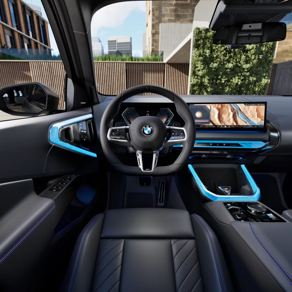 BMW X3 Black Cabin View