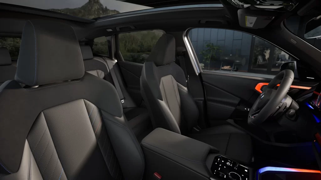 BMW X3 Black Cockpit View