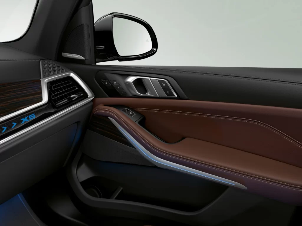 BMW X5 Brown Cabin View