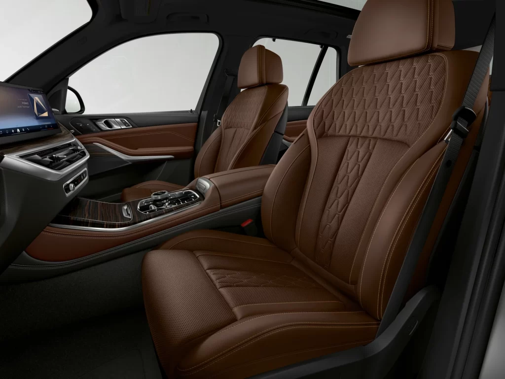 BMW X5 Brown Studio Interior Dashboard View