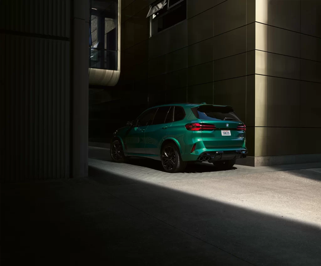 BMW X5 M Coastal Side Dynamic View