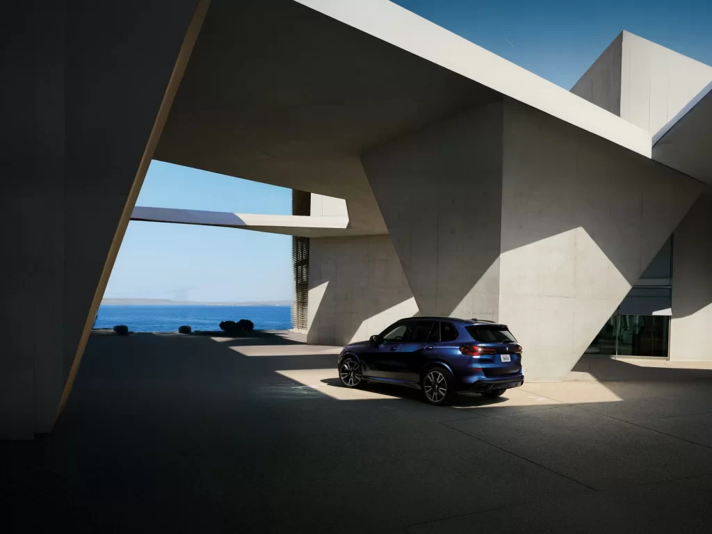 BMW X5 M Lifestyle Side Angle View