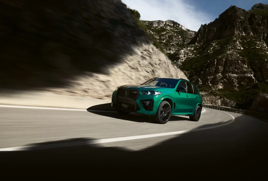 BMW X5 M Nature Side Angle View