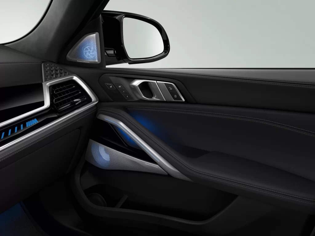 BMW X6 Black Interior View