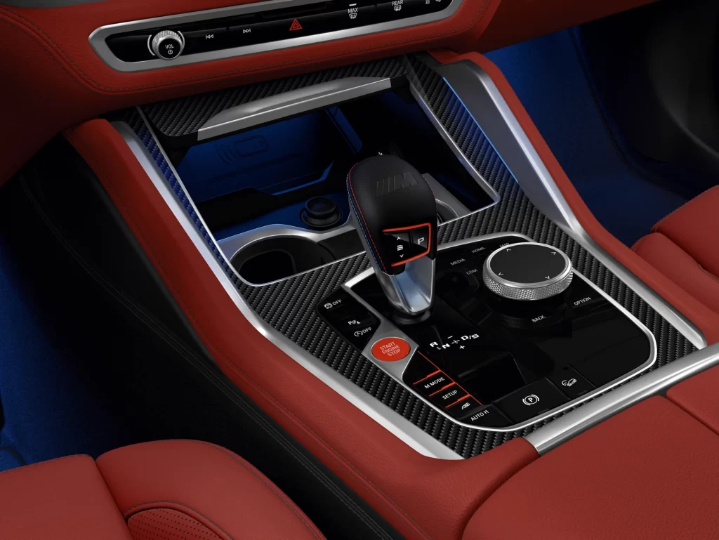 BMW X6 M Track Interior Detail View