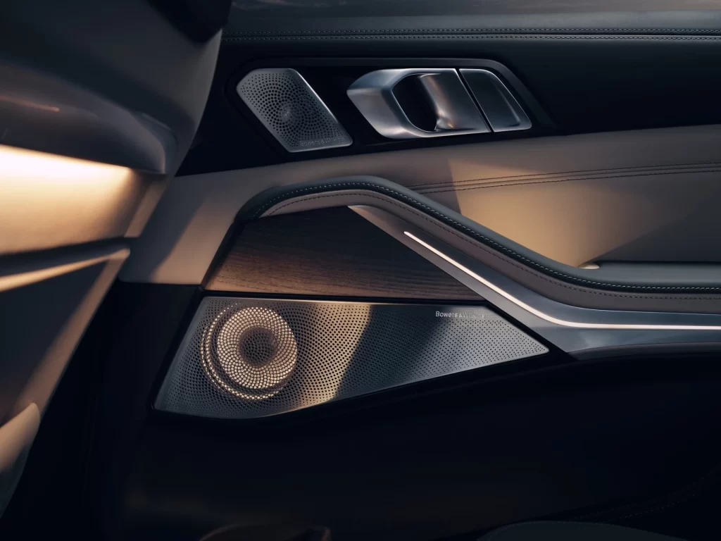 BMW X7 Car Interior Dashboard View