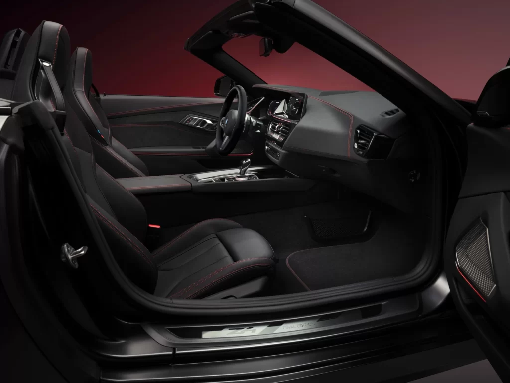BMW Z4 Black Interior View