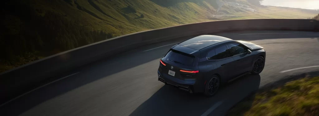 BMW i4 Black Back View