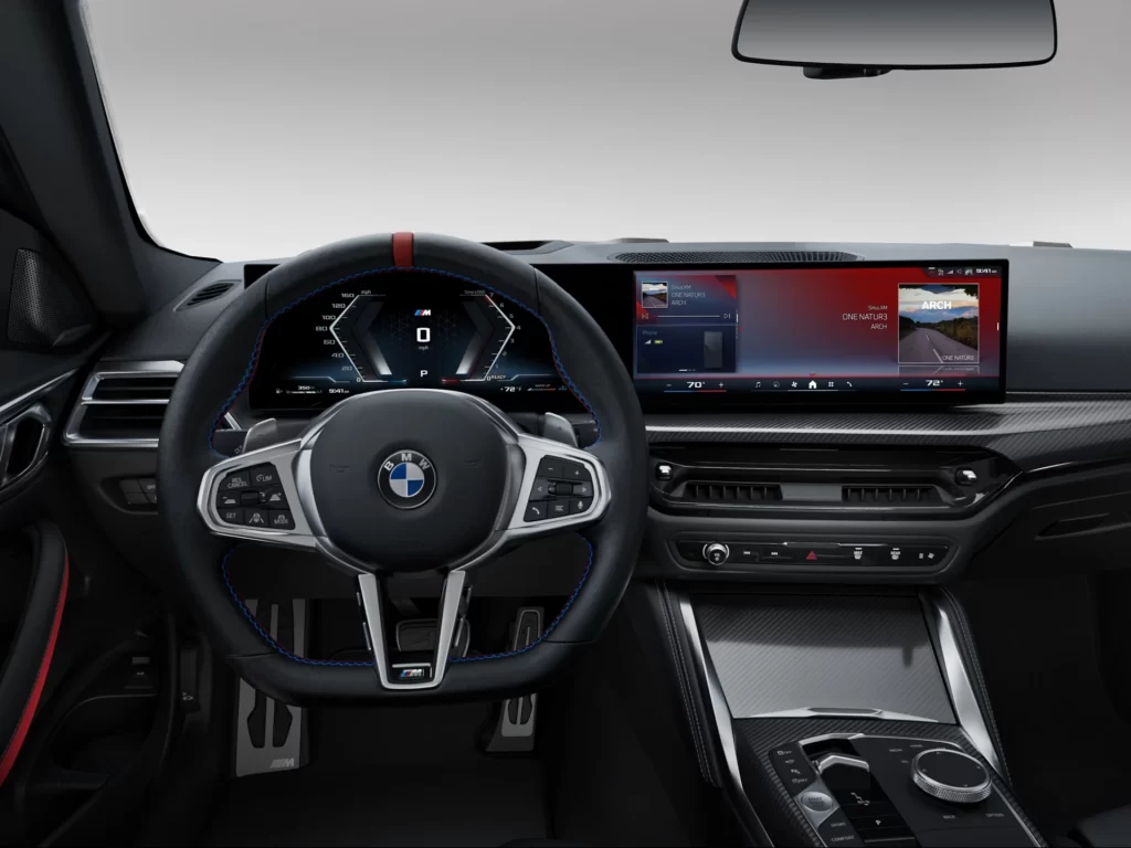 BMW i4 Black Interior View