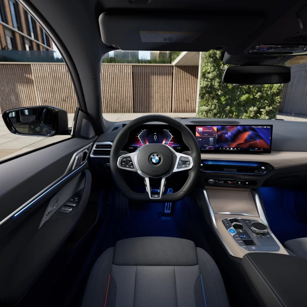 BMW i4 Gran Studio Interior Dashboard View