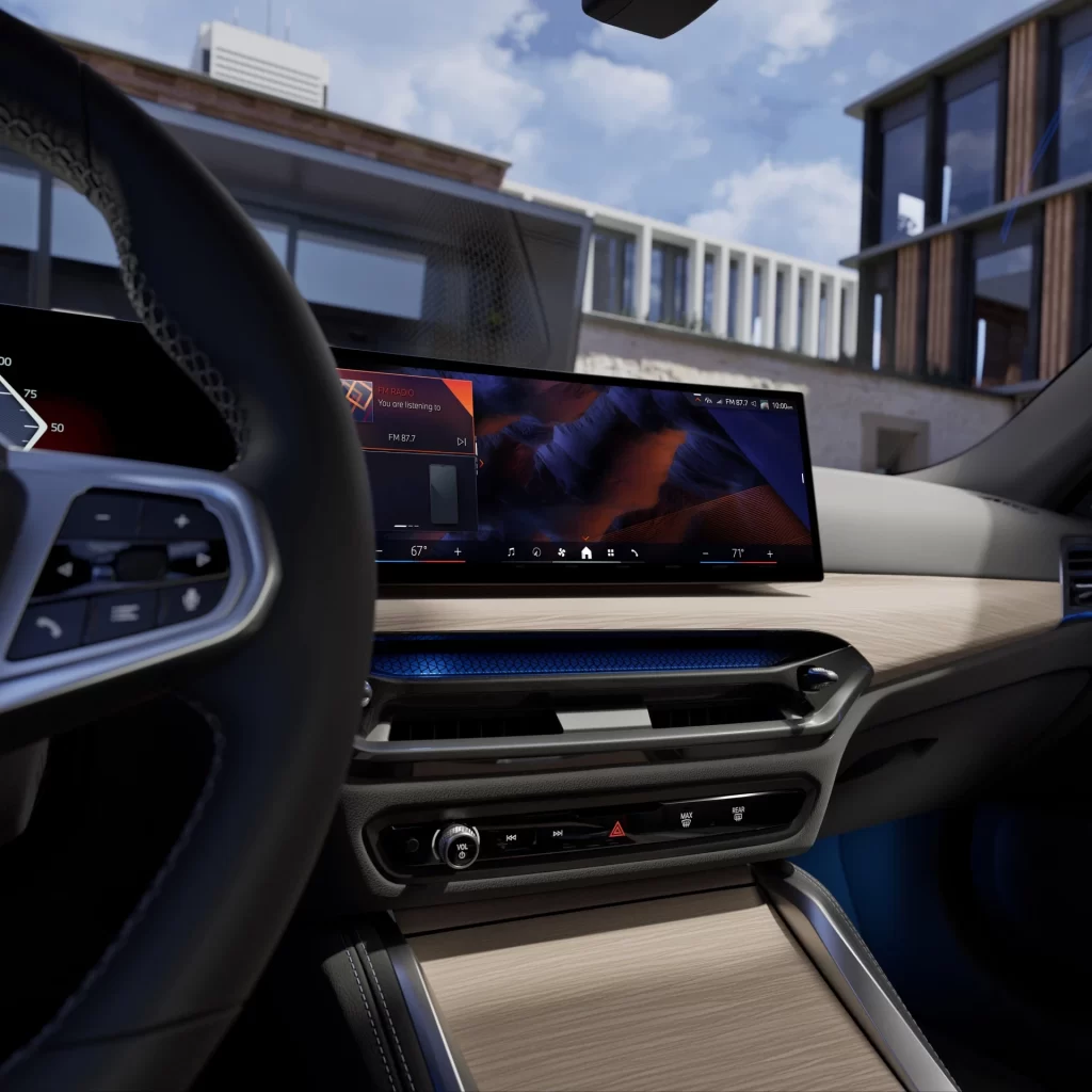 BMW i4 Gran Track Interior Detail View