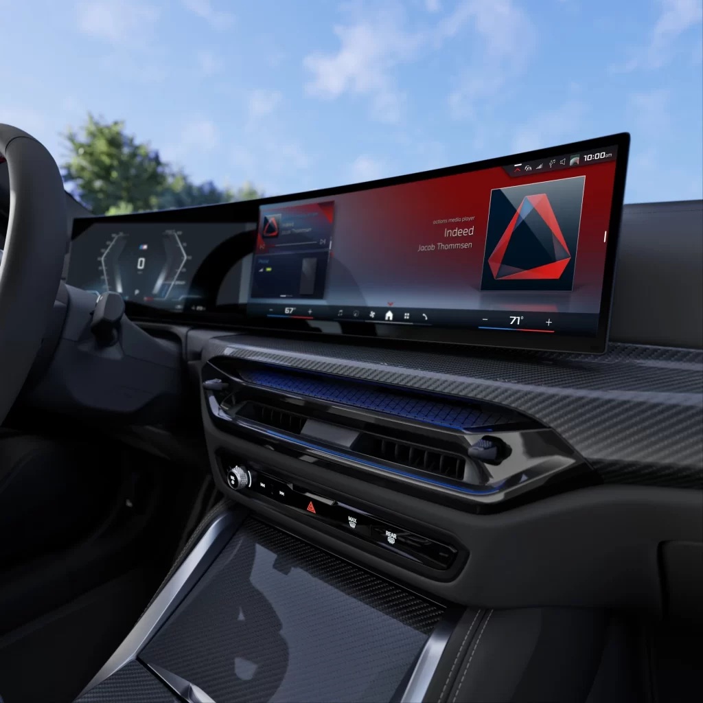 BMW i4 M60 Cockpit View